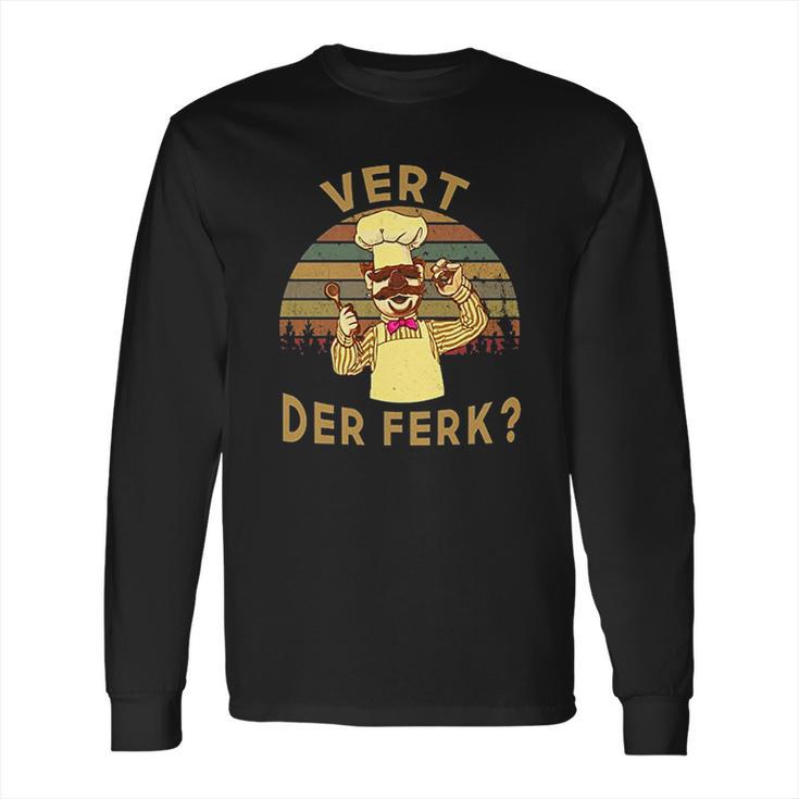 Swedish-Chef Vert-Der-Ferk Vintage Long Sleeve T-Shirt