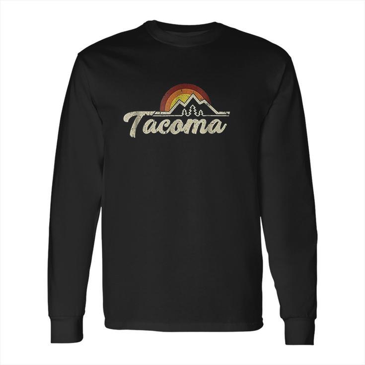 Tacoma Wa Throwback Long Sleeve T-Shirt