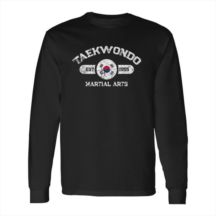 Taekwondo Established 1955 Tae Kwon Do Gift Martial Arts Long Sleeve T-Shirt