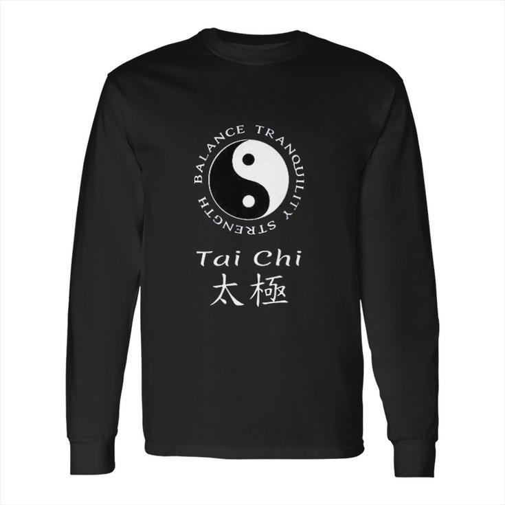 Tai Chi Chuan Chinese Martial Arts Long Sleeve T-Shirt