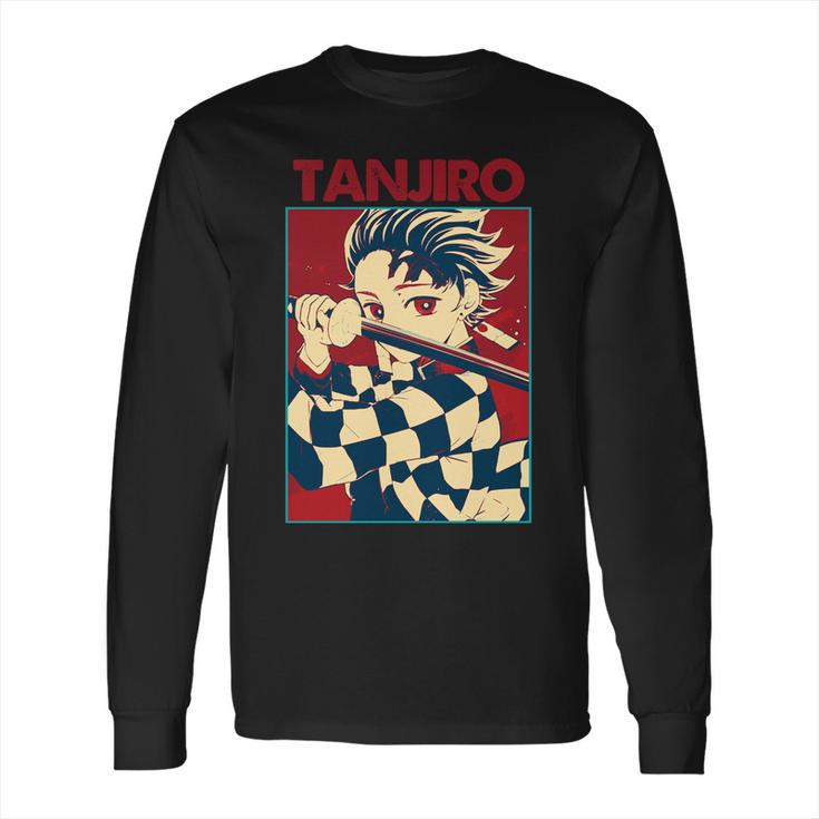 Tanjiro Demon Slayer Kimetsu No Yaiba  Anime Long Sleeve T-Shirt