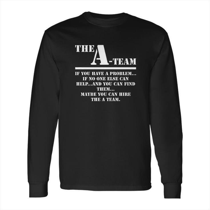 The A Team 80S Tv Show Soft Long Sleeve T-Shirt