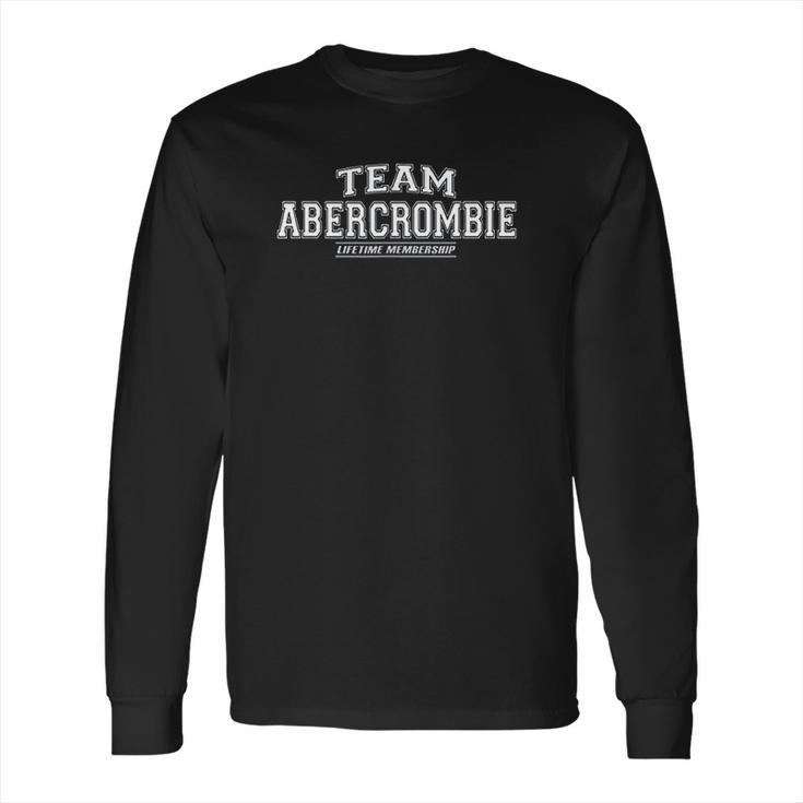 Team Abercrombie  Proud Family Surname Long Sleeve T-Shirt