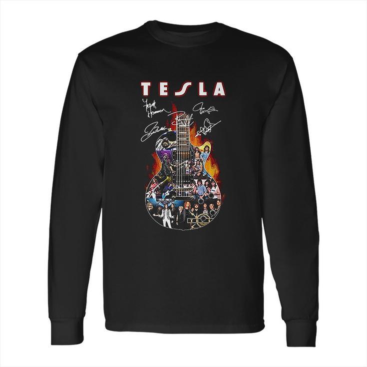 Tesla Guitar Long Sleeve T-Shirt