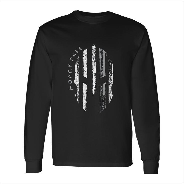 Thin Grey Line Corrections Officer Gray Spartan Helmet Gift Long Sleeve T-Shirt