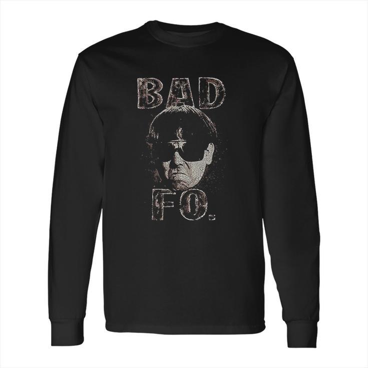 Three Stooges Slapstick Famous Comedy Group Bad Moe Long Sleeve T-Shirt