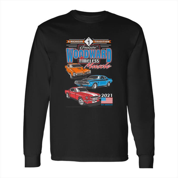 Timeless Muscle Woodward Ave M1 Long Sleeve T-Shirt