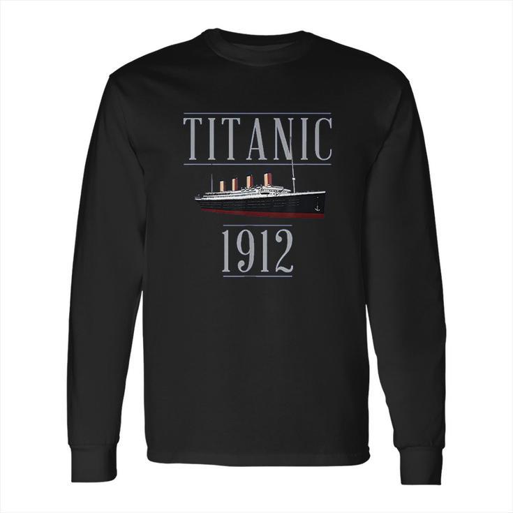 Titanic Sailing Ship Vintage Cruise Vessel 1912 Long Sleeve T-Shirt