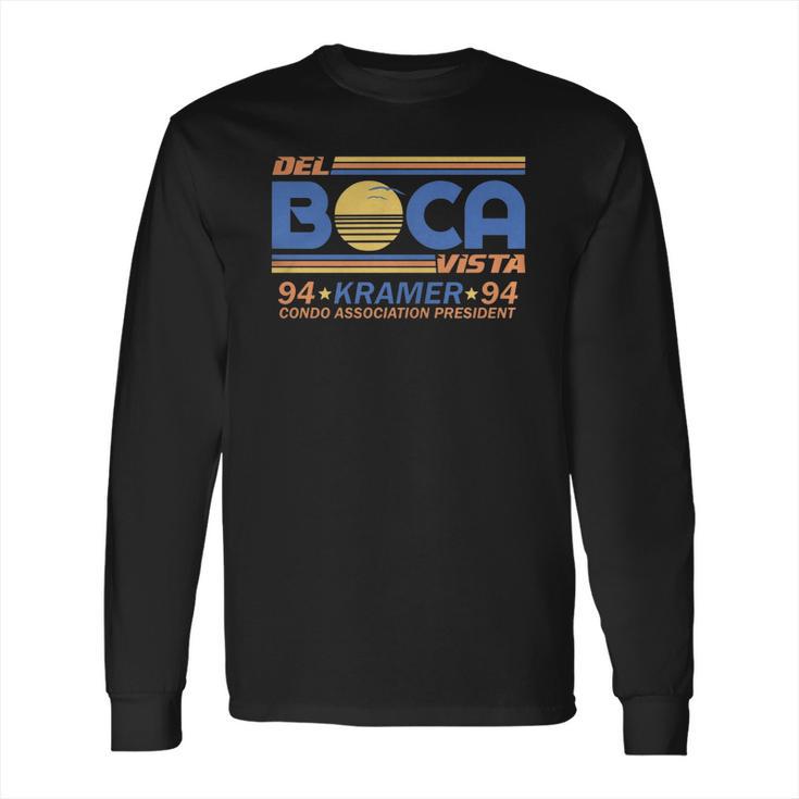 Top Selling - Black Seinfeld Del Boca Vista Kramer T-Shirts - Mens T-Shirt Long Sleeve T-Shirt