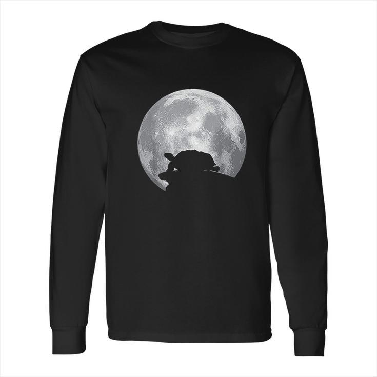 Tortoise Lover Under Moonlight Long Sleeve T-Shirt