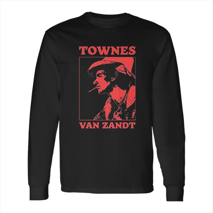 Townes Van Zandt Long Sleeve T-Shirt