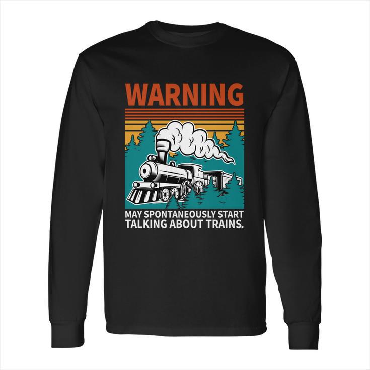 Trainspotting Inspired Trainspotter Related Train Watching D Gift Long Sleeve T-Shirt