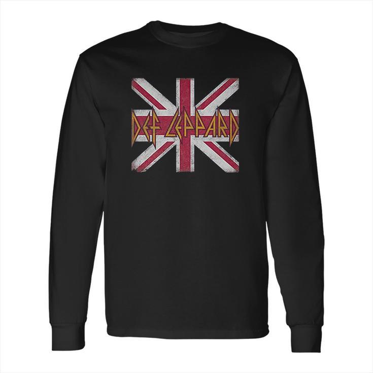 Trevco Def Leppard Union Jack Long Sleeve T-Shirt