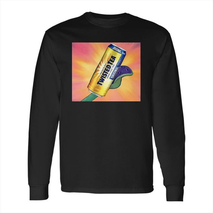 Twisted Tea Funny Cartoon Long Sleeve T-Shirt