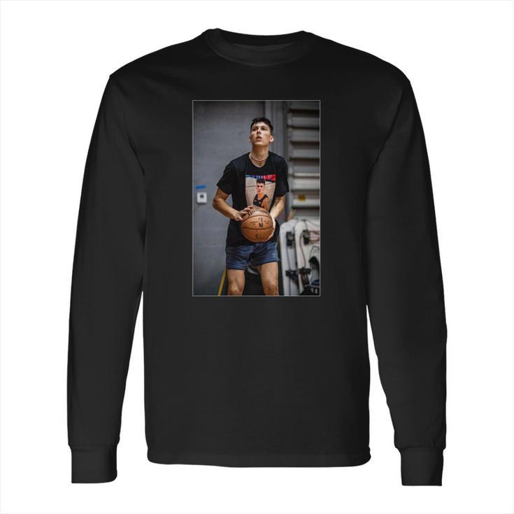 Tyler Herro Snarl Playing Basketball Long Sleeve T-Shirt