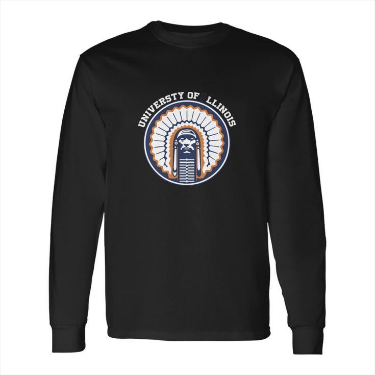 U Of I Illinois Chief Long Sleeve T-Shirt