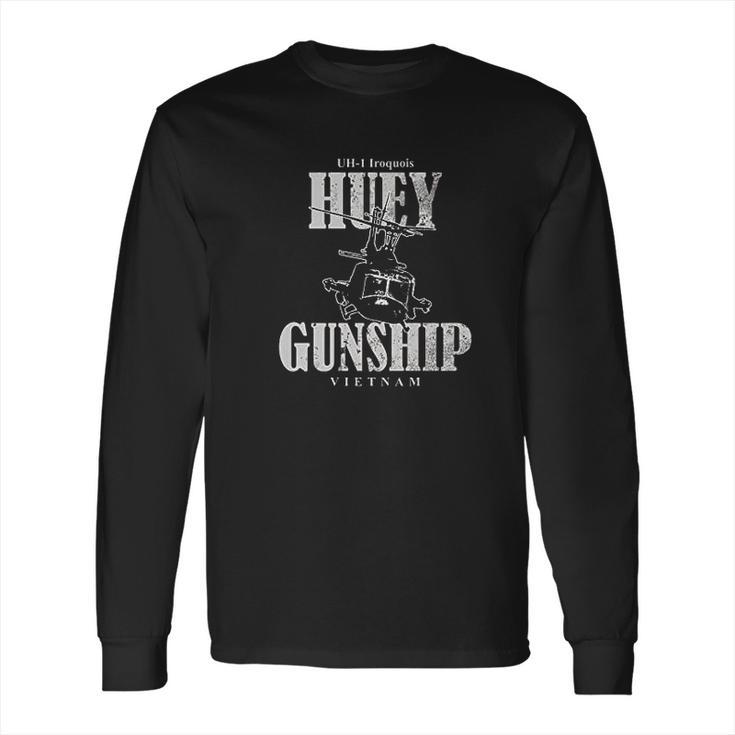 Uh1 Huey Gunship Vietnam Long Sleeve T-Shirt