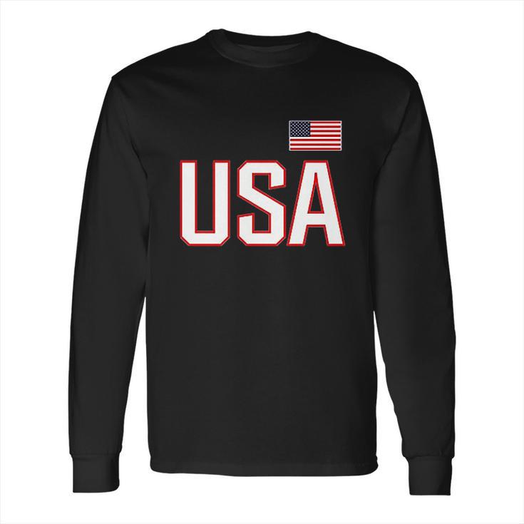 Usa National Pride Deluxe Soft Long Sleeve T-Shirt