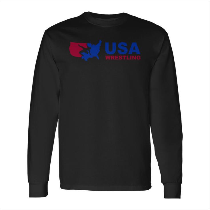 Usa Wrestling Long Sleeve T-Shirt