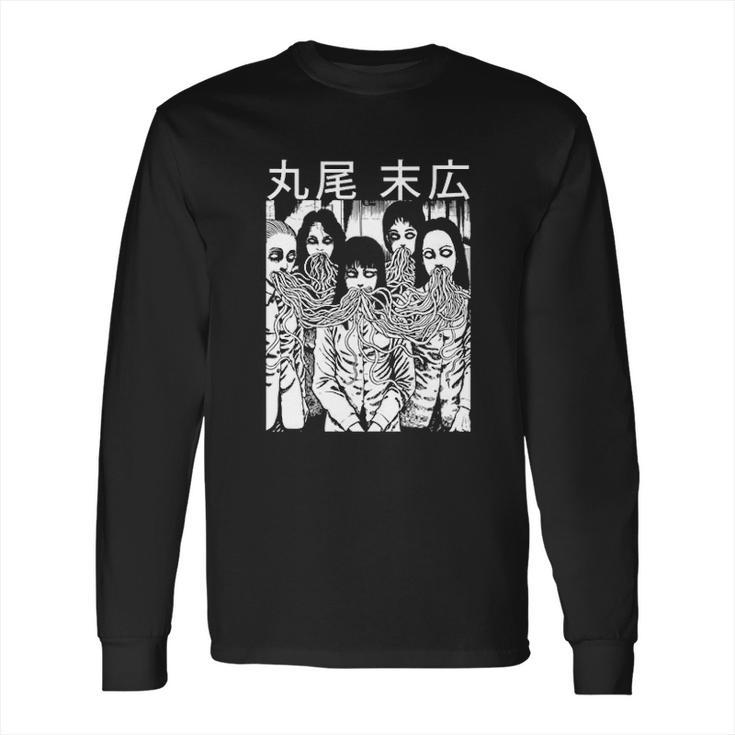 Uzumaki Junji Ito Japanese Horror Girls Long Sleeve T-Shirt