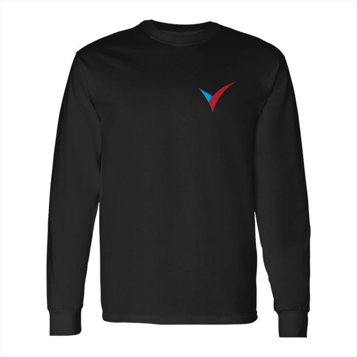 V Logo Long Sleeve T-Shirt