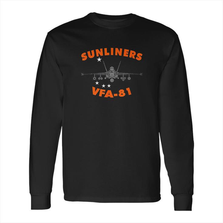 Vfa 81 Sunliners Strike Fighter Squadron Long Sleeve T-Shirt