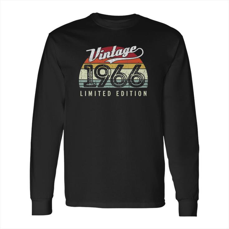 Vintage 1966 Limited Edition 56 Years Old 56Th Birthday Long Sleeve T-Shirt