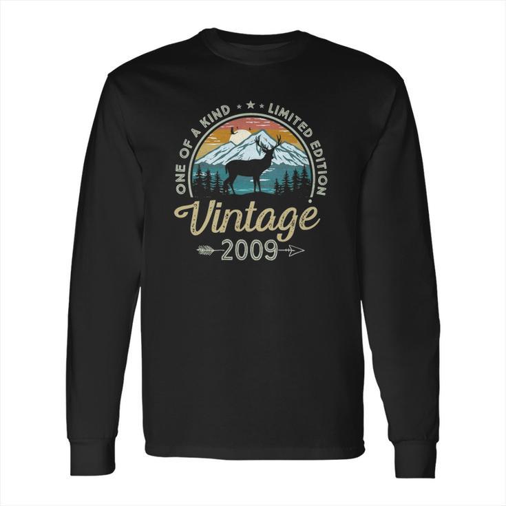 Vintage 2009 Limited Edition Deer 13 Years Old Gifts 13 Bday Long Sleeve T-Shirt