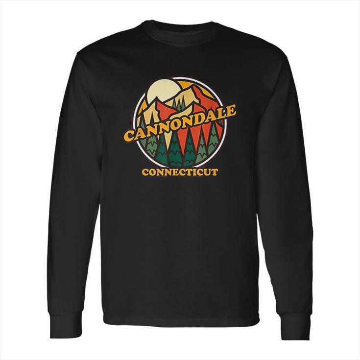 Vintage Cannondale Connecticut Mountain Hiking Souvenir Long Sleeve T-Shirt