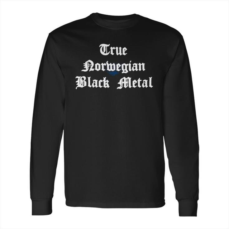 Vintage Darkthrone Style Black Metal Death Immortal Mayhem Long Sleeve T-Shirt