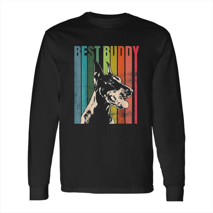 Vintage Doberman Pinscher Long Sleeve T-Shirt