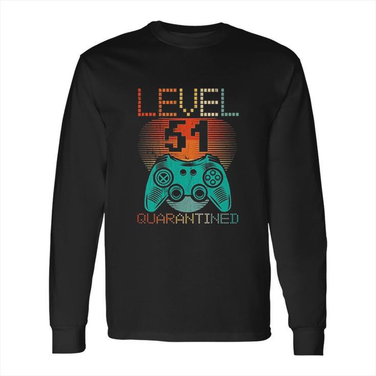 Vintage Level 51 Social Distancing Long Sleeve T-Shirt