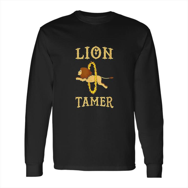 Vintage Lion Tamer Event Circus Staff Themed Birthday Party Long Sleeve T-Shirt