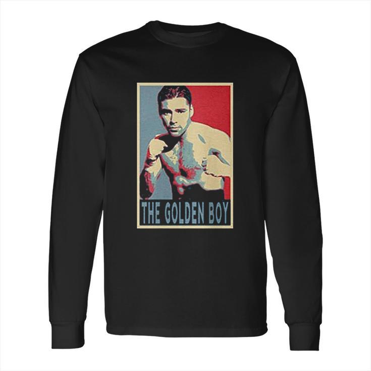 Vintage Oscar De La Hoya The Golden Boy Long Sleeve T-Shirt