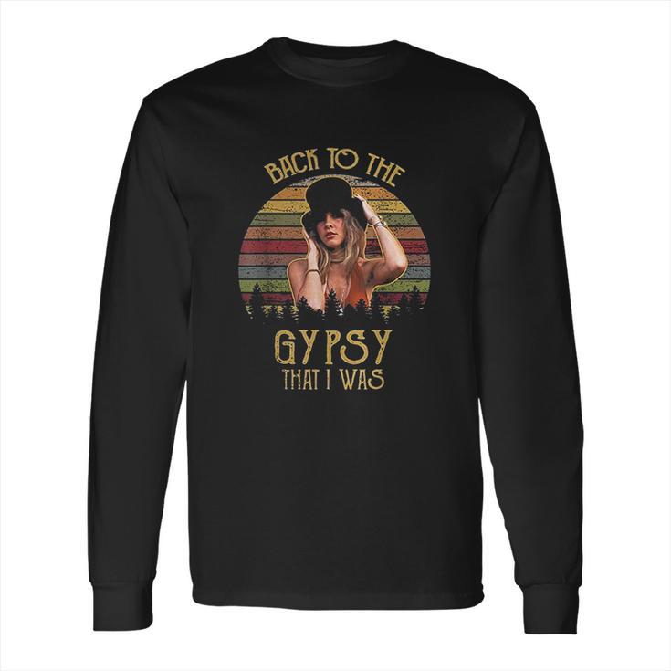 Vintage Stevie Nicks Gift March Rock On 80S 70S Long Sleeve T-Shirt