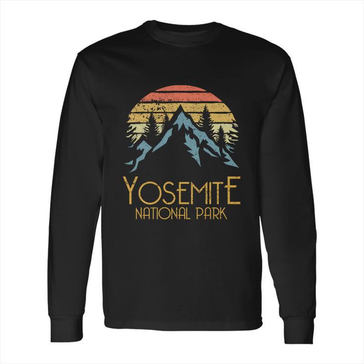 Vintage Yosemite National Park California Gift Long Sleeve T-Shirt