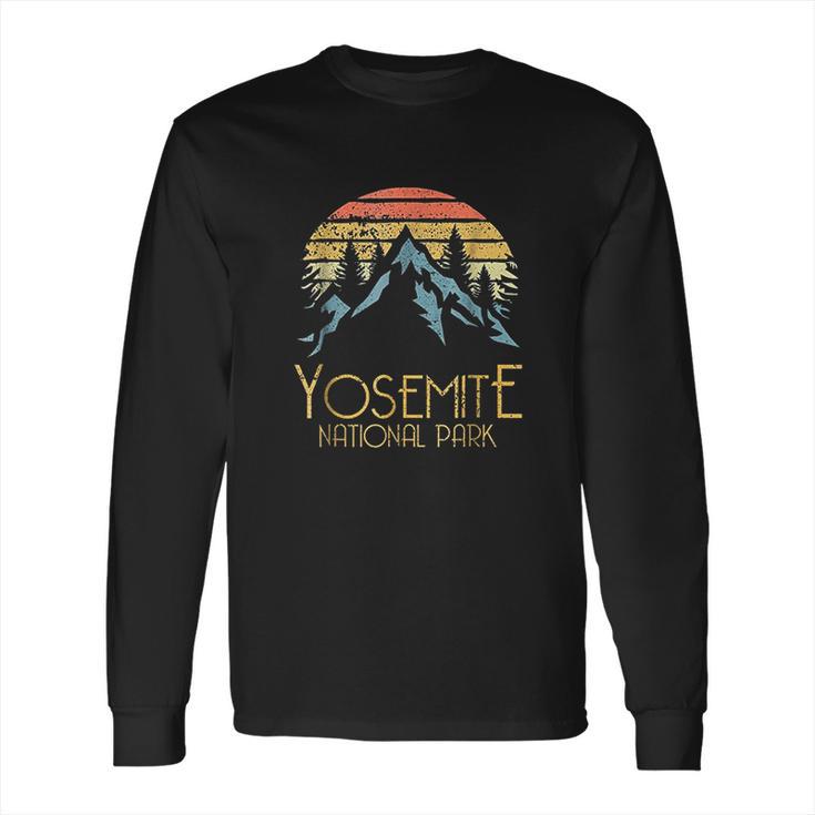 Vintage Yosemite National Park California Long Sleeve T-Shirt