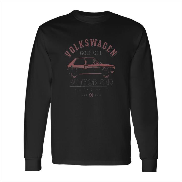 Volkswagen Red Golf Gti R Long Sleeve T-Shirt