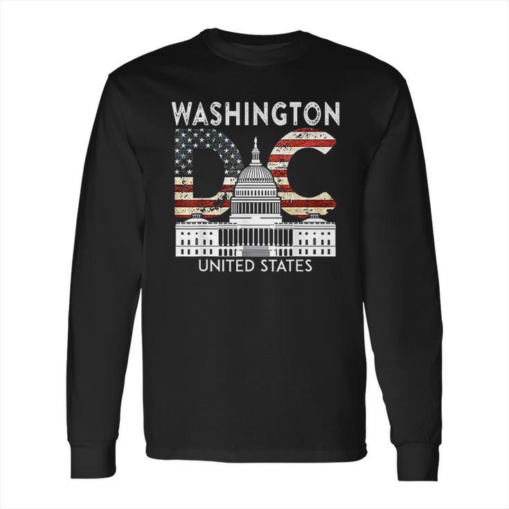 Washington State Capitol Hill Souvenir Gift Long Sleeve T-Shirt