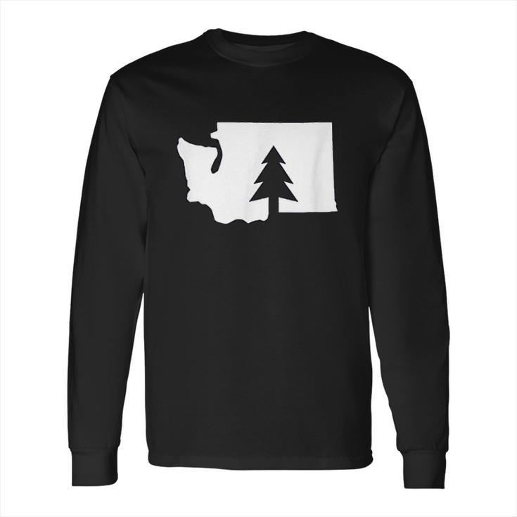 Washington State Tree Long Sleeve T-Shirt