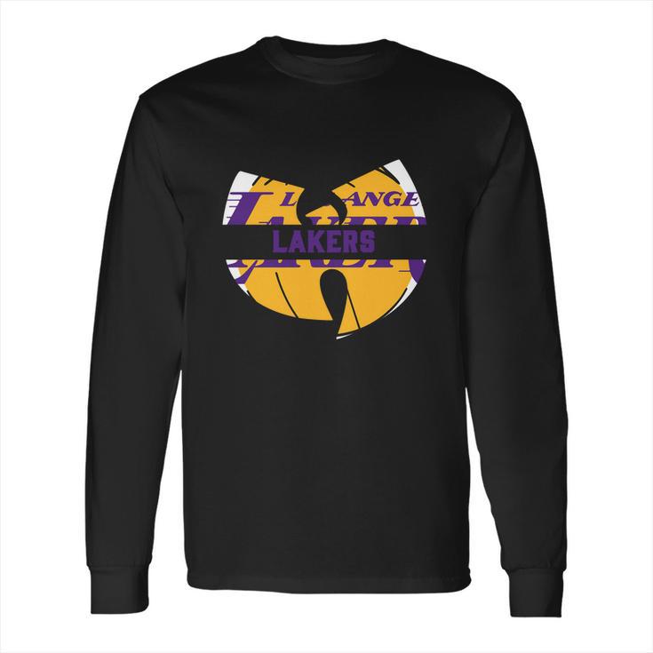 Wu Tang Los Angeles Lakers Logo Shirt T Shirt Tee Long Sleeve T-Shirt