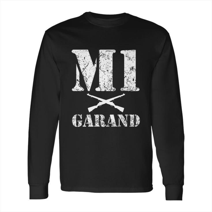 Wwii Gun Enthusiast M1 Garand Lover Military History Gift Long Sleeve T-Shirt