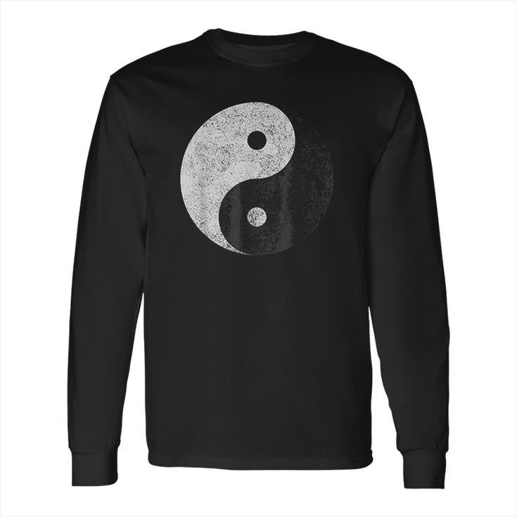 Yin Yang Symbol Tao Taijitu Yoga Peace Love Long Sleeve T-Shirt