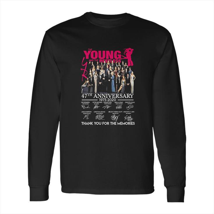 The Young And The Restless 47Th Anniversary 1973 To 2020 Cast Signed Gifts Funny Long Sleeve T-Shirt