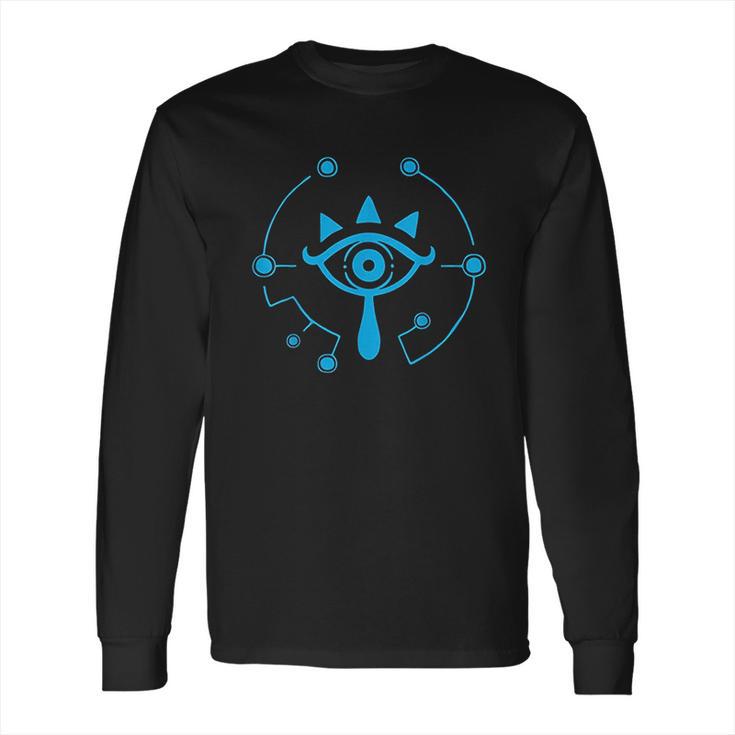 Zelda Breath Of The Wild Sheikah Eye Logo Graphic Long Sleeve T-Shirt