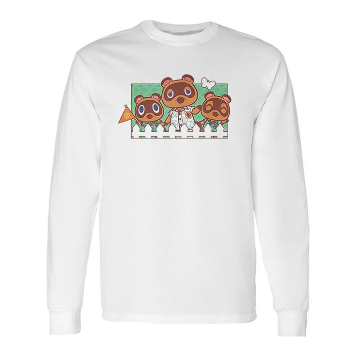 Animal Crossing New Horizons Nook Family Long Sleeve T-Shirt