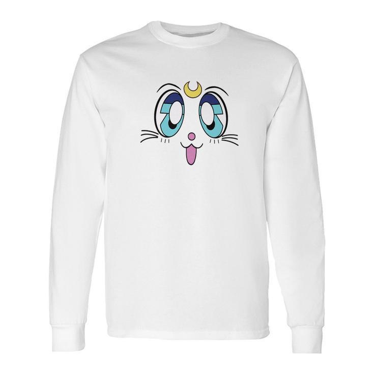 Anime Girls Sailor Of The Moon Princess White Face Cat Long Sleeve T-Shirt