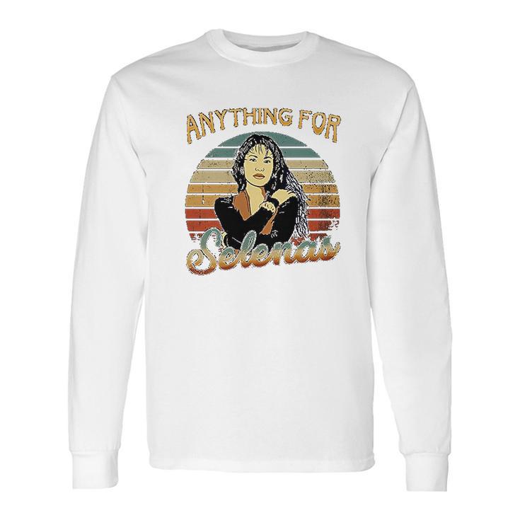 Anything For Selenas Vintage Long Sleeve T-Shirt