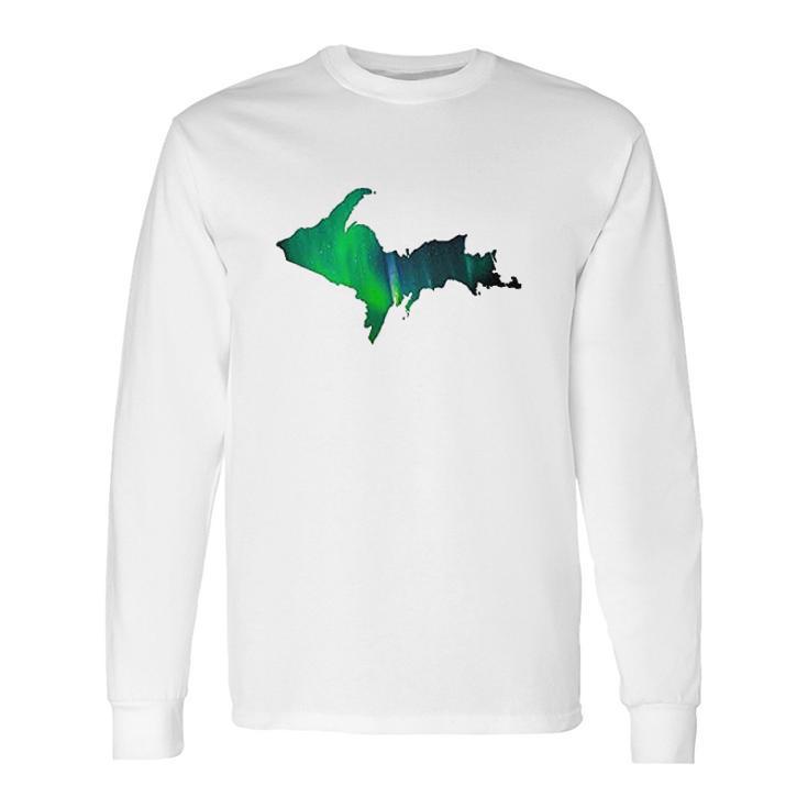 Aurora Borealis Up Long Sleeve T-Shirt