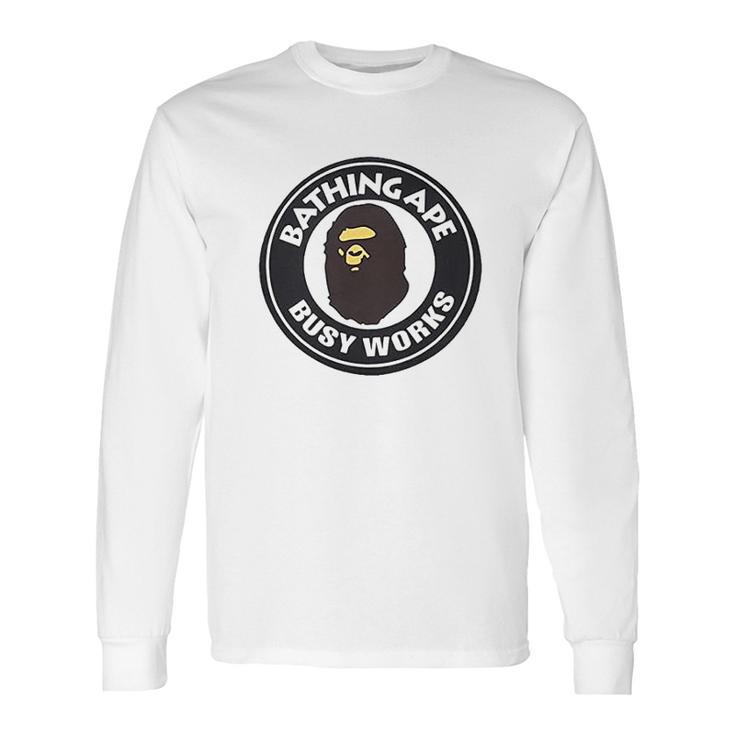 Bathing Ape Busy Works Long Sleeve T-Shirt